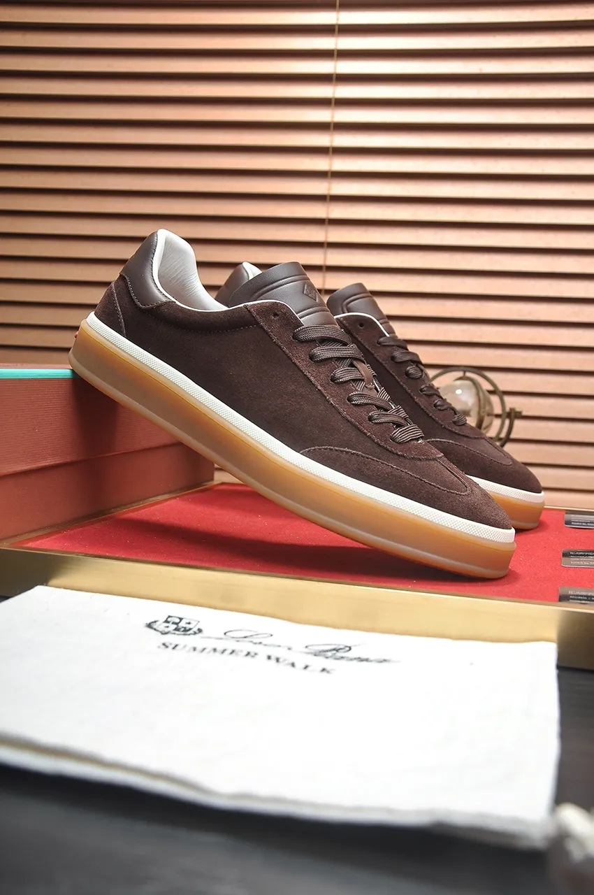 Men's men's shoes 💰540💶【𝐥𝐨𝐫𝐨 𝐏𝐢𝐚𝐧𝐚】lp classic loafers, an Italian treasure brand, the only brand that can match Hermès! Only after wearing it do we realize that we cannot let down our feet. The upper is imported cashmere, the lining of water-dyed cowhide ➕ the cowhide feet, the official original glass rubber outsole, and the pendant. Exclusive original packaging (tag ➕ brand paper ➕ outer box ➕ hand bag) code number: 38-45